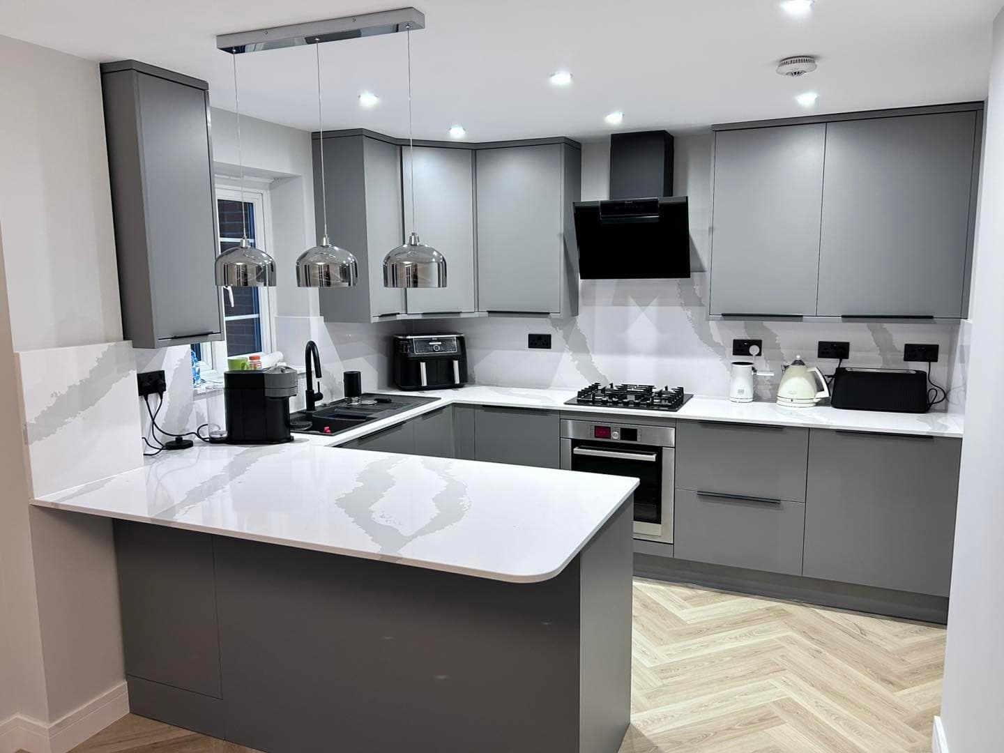 A finished kitchen