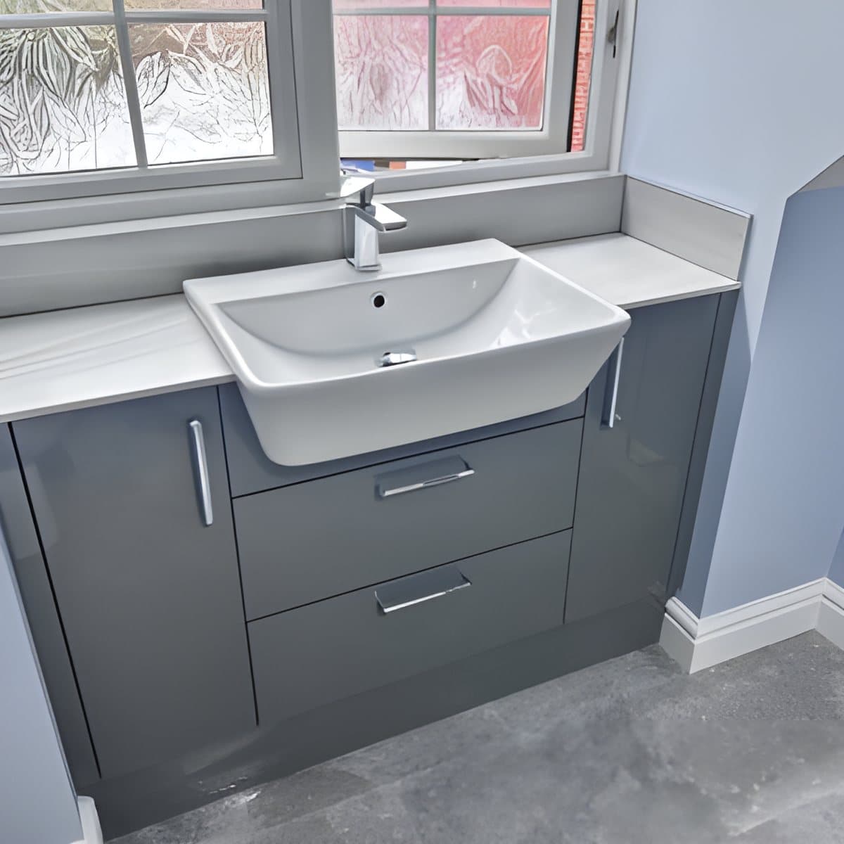A new bathroom basin