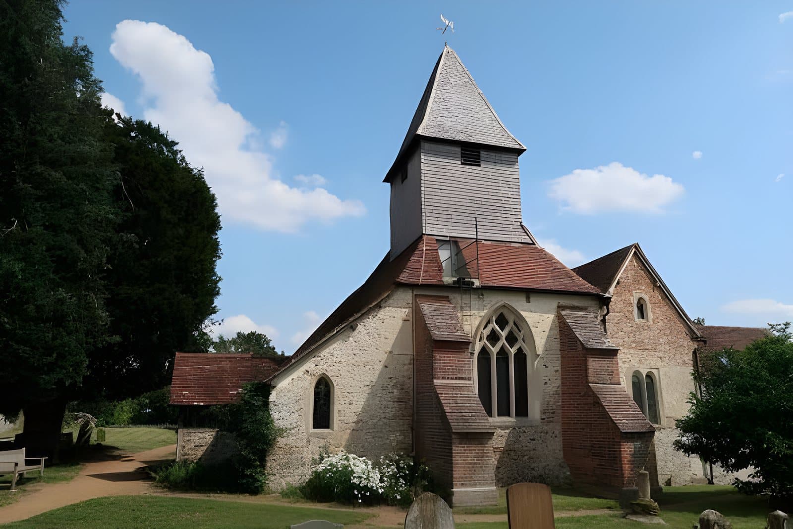 The church in summer